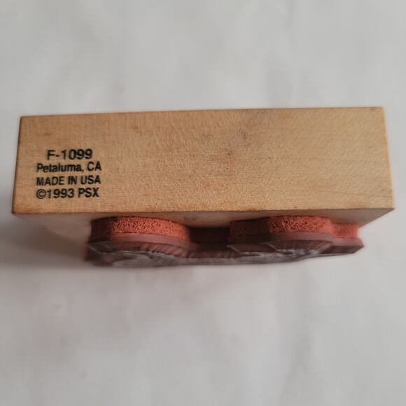 Vintage 1993 Rubber Stamp Retriever Dog Realistic Mounted - Picture 2 of 4